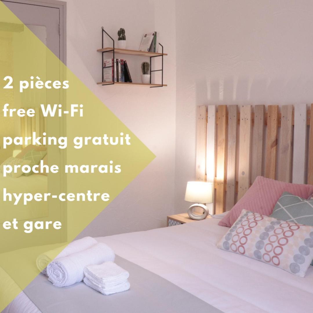 Le Vaillant, Appartement T2, Proche Gare, Hyper-Centre Et Marais, 1 A 2 Personnes, Wifi Μπουρζ Εξωτερικό φωτογραφία